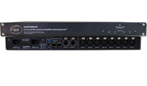 DARK8MAIR - 8 Channel Dante/ AES67 Microphone Amplifier