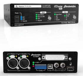 Flexiverter FLX-DANTE/SRC Base Device - 64x64 channel Dante I/O with switchable SRC