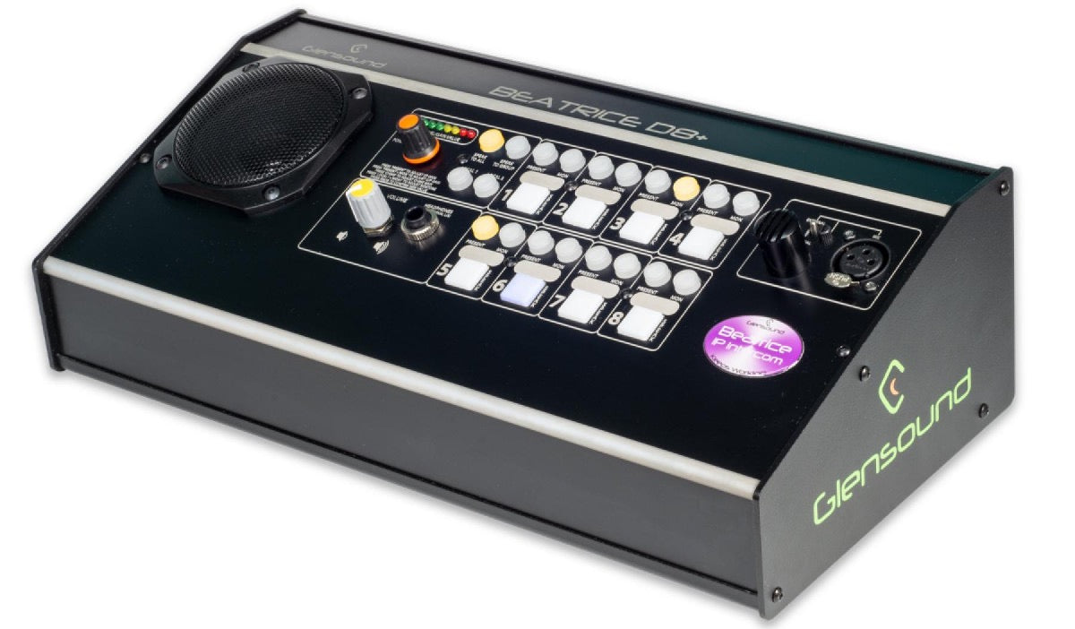 Beatrice D8+ - 8 Channel Dante/AES67 Desktop Intercom with Analog i/o ...