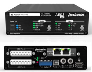 Flexiverter FLX-AES3/SRC Base device - 16x16 ch. AES/EBU I/O up to 192Khz