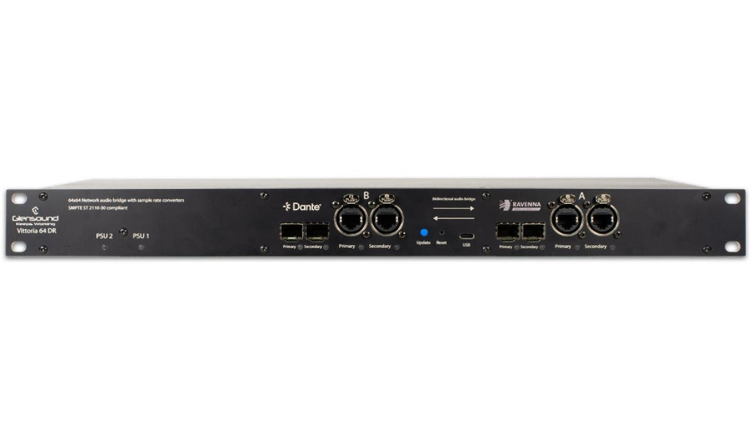 VITTORIA 64 DR - 64 Channel Dante / Ravenna Network Bridge