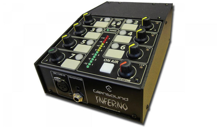 INFERNO PLUS- Single user commentators unit with dual CAT5 and optical DANTE interface.  + analogue outputs.