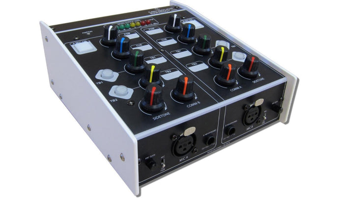 EXPRESS ip MINI X - Ultra Compact two user Dante commentators' box, XLR on rear