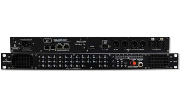 BELLA 32/R - 32 Channel Ravenna / AES67 Audio Monitor