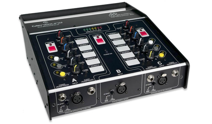 CU001 DANTE Three Commentator Unit With Analogue I/O & Dante