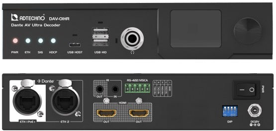 Dante AV Ultra Decoder with Dual HDMI output DAV-01HR | Qvest Store New ...