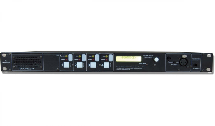 Beatrice R4 - 4 Channel 1RU Dante/AES67 Intercom