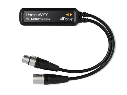 Dante AVIO AES3 IO Adapter 2x2