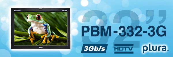 PBM-332-3G 32" 3G Broadcast Monitor
