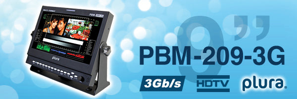PBM-209-3G 9" 3G Broadcast Monitor