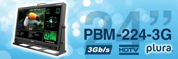 PBM-224-3G 24" 3G Broadcast Monitor